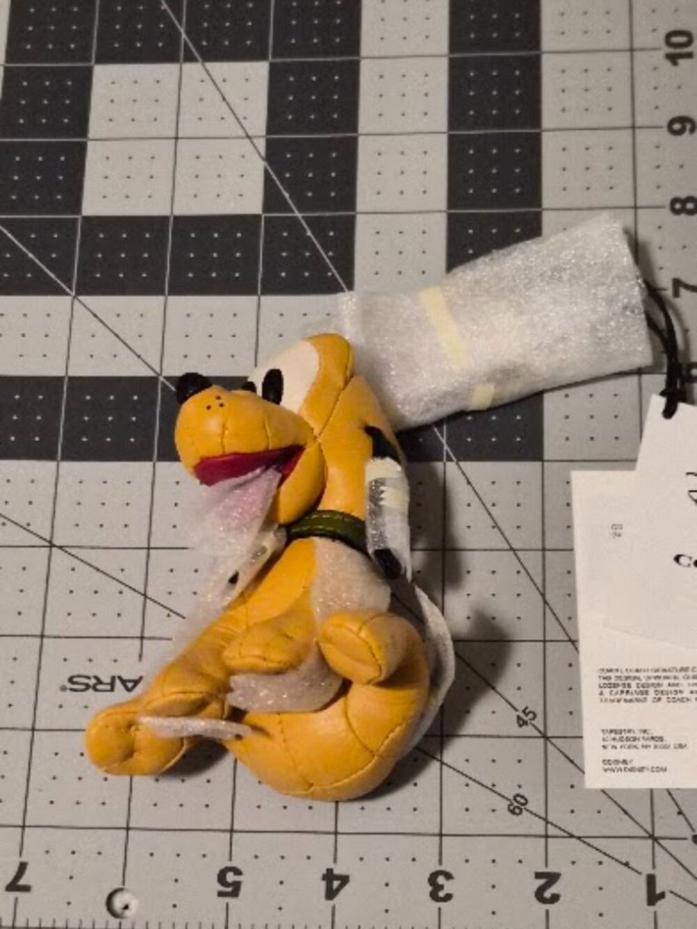 Coach BRAND NEW x Disney X Coach Pluto Collectible Bag Charm CDL75 - NWT - - Picture 7 of 9